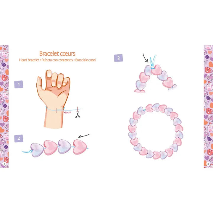 Cute Cat Bracelets, Jewellery Factory DIY Kit for Kids 6+