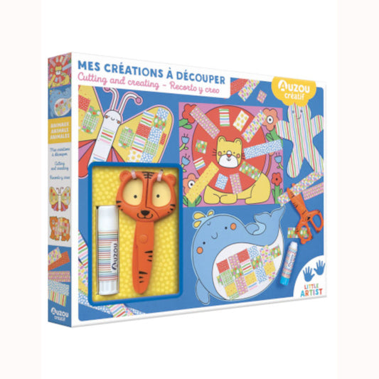 Cutting and creating kit: Animals, AUZOU
