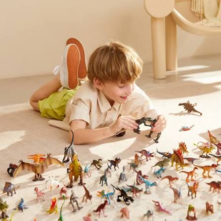 100 Piece Toy Set, Dinosaur for Kids 3+