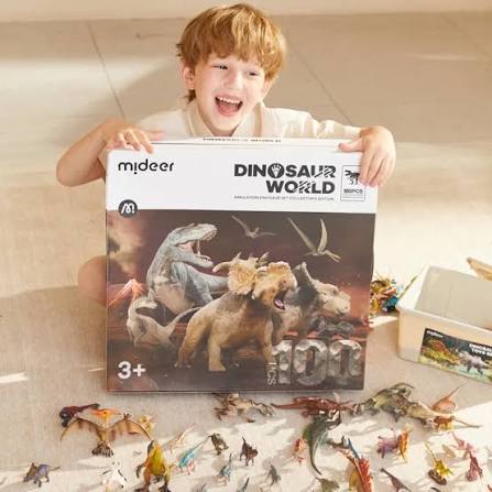 100 Piece Toy Set, Dinosaur for Kids 3+