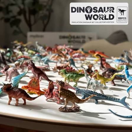 100 Piece Toy Set, Dinosaur for Kids 3+