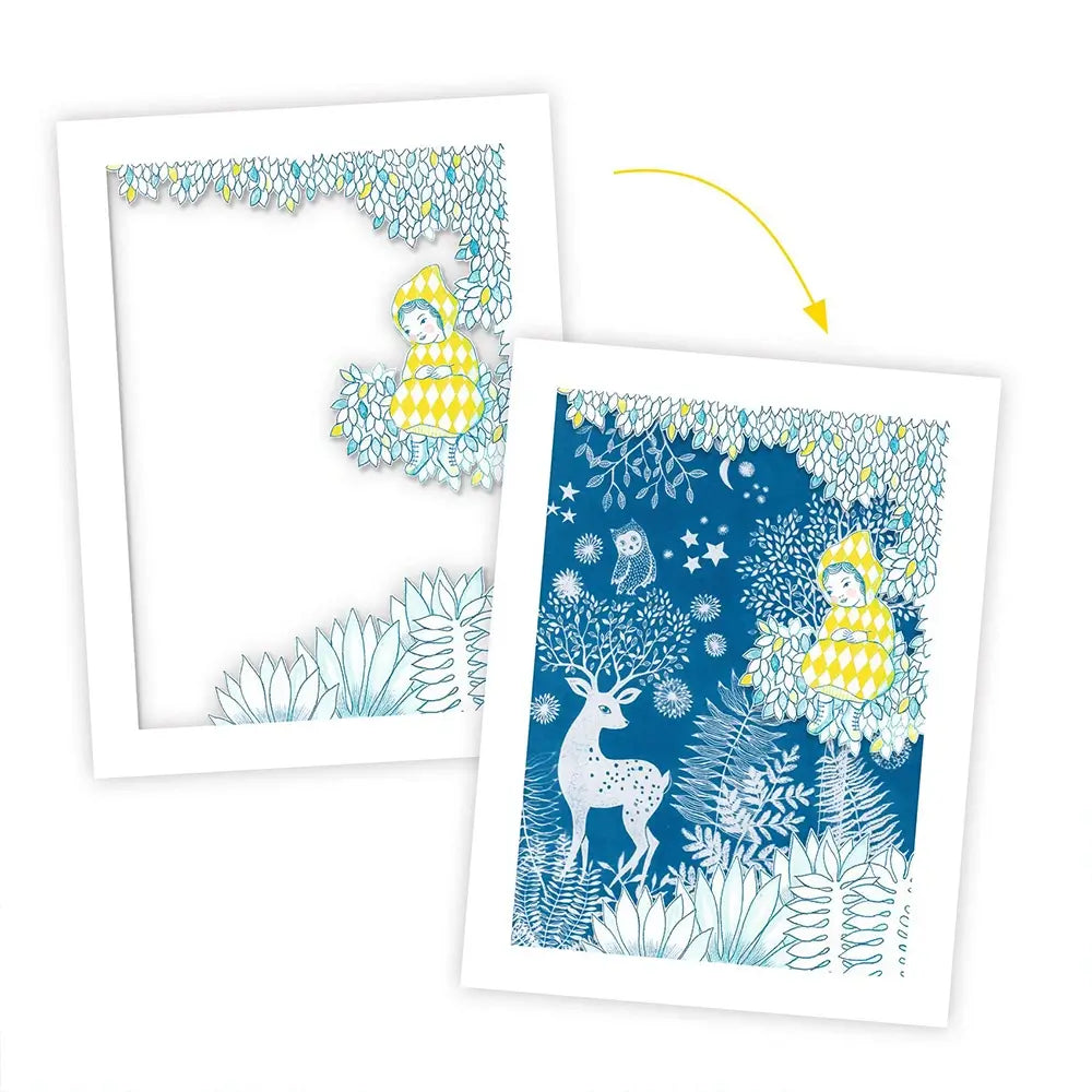 Art and craft kit: Au clair de la lune, Djeco