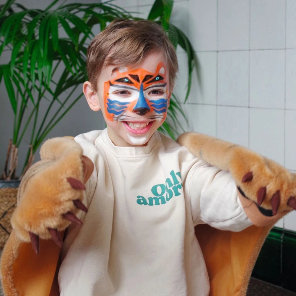 Makeup set with stencils and stickers: Panthera, Djeco