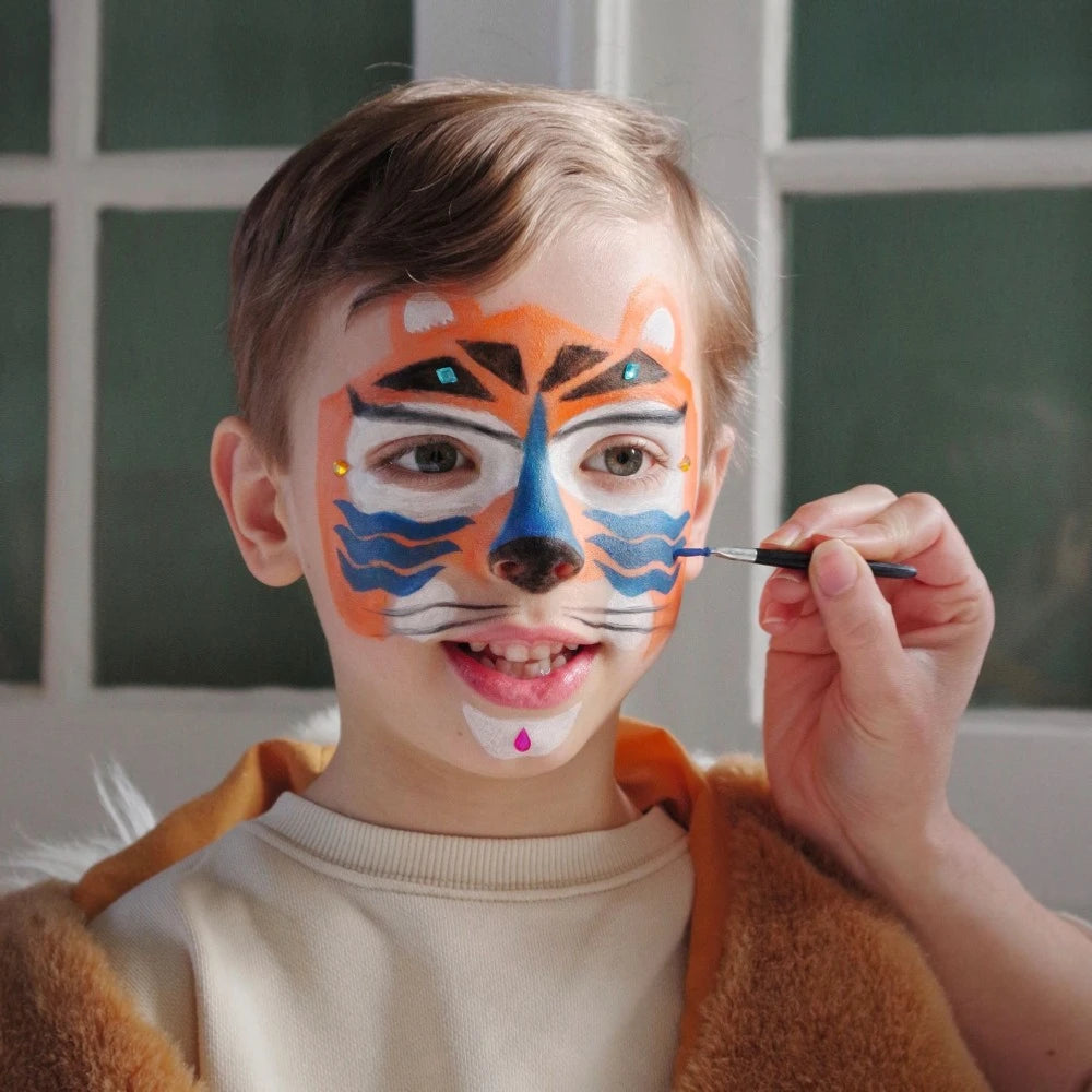 Makeup set with stencils and stickers: Panthera, Djeco