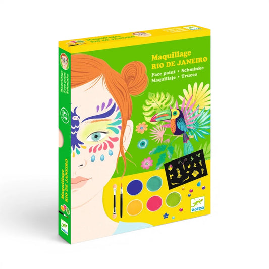 Makeup set with stencils and stickers: Rio de Janeiro, Djeco