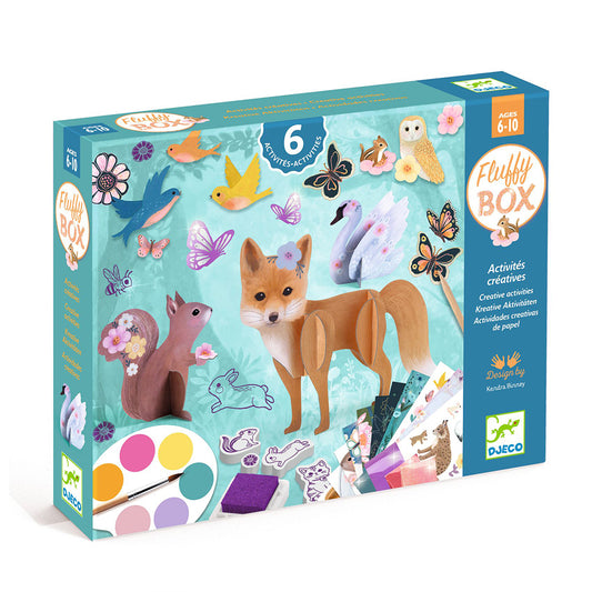 Creative activities 6 in 1: Fluffy box, Djeco