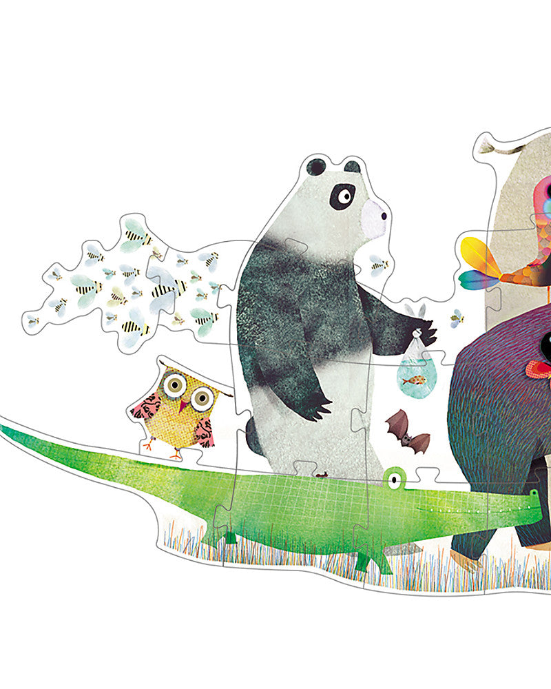 Animal Parade, Giant Floor Puzzle 36 Pieces, 4+, 1.3m Long Parade Scene