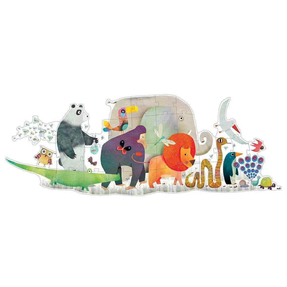 Giant puzzles: Animal Parade 36pcs, Djeco