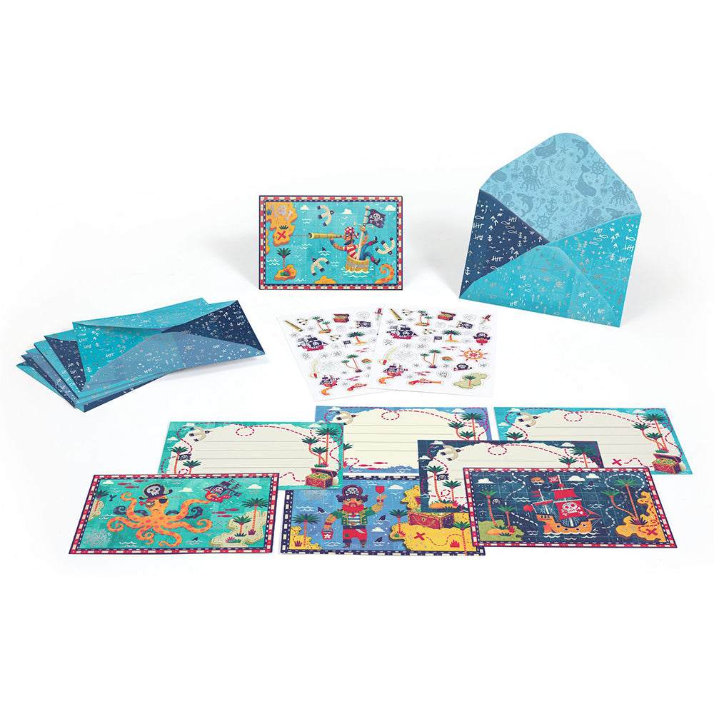 Djeco Invitations-Greeting cards "All aboard"