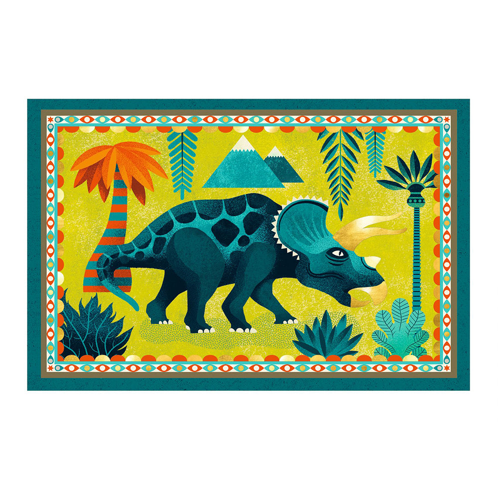 Djeco Invitations-Greeting cards "Dino Rock!"