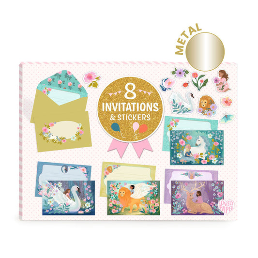 Invitations-Greeting cards: Marvelous creatures, Djeco