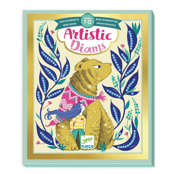 Mythical Creatures, Diamond Mosaic Kit, For Kids 7+, 4 Illustrated Cards