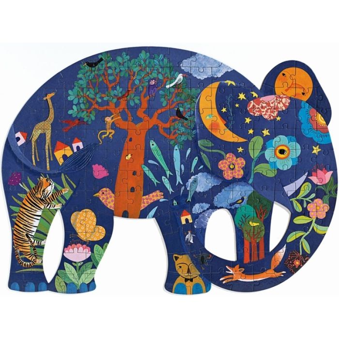 Djeco Puzzles - Puzzart Elephant - 150pcs - FSC MIX