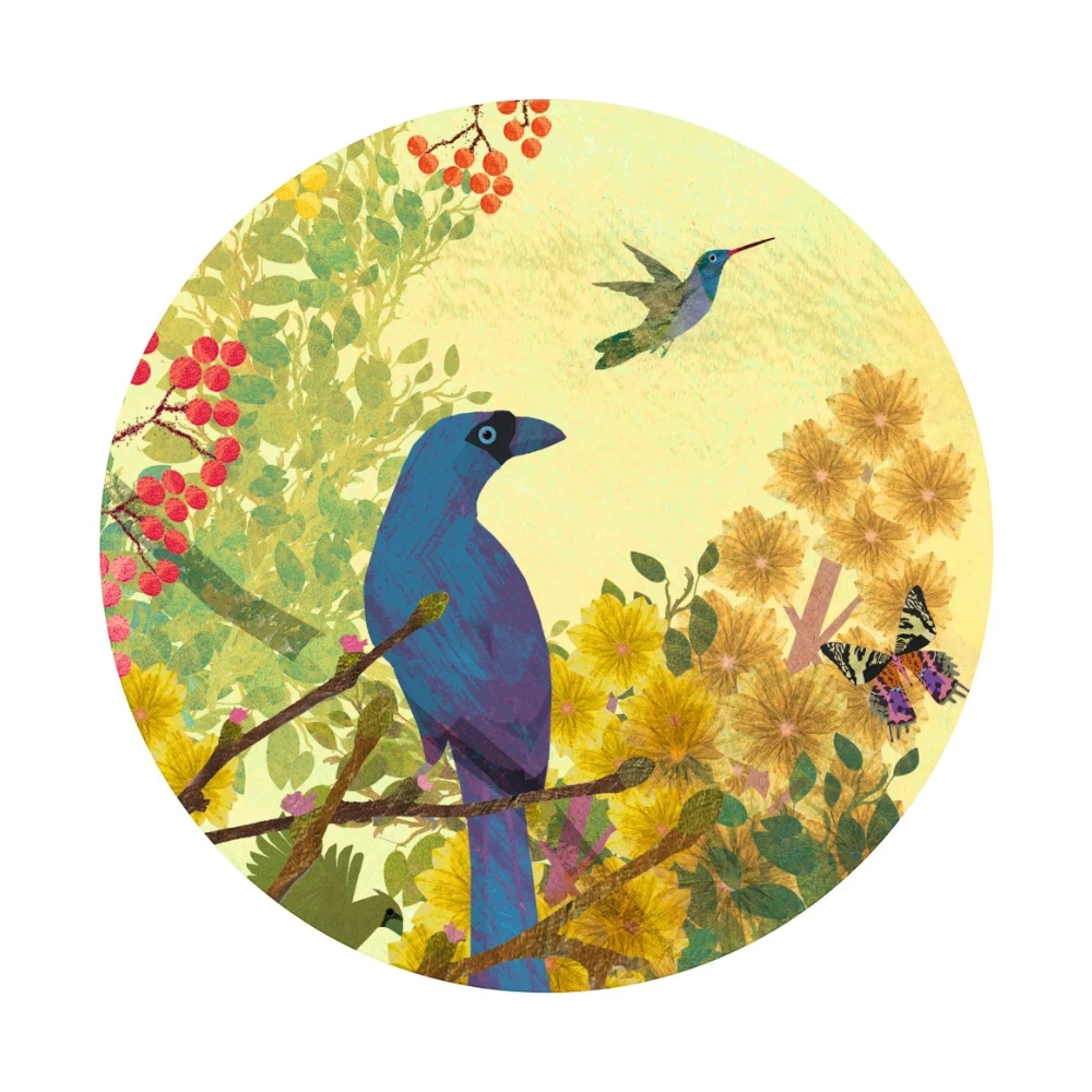 Puzzle: Peaceful birds 1000 pcs, Djeco