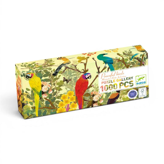 Puzzle: Peaceful birds 1000 pcs, Djeco