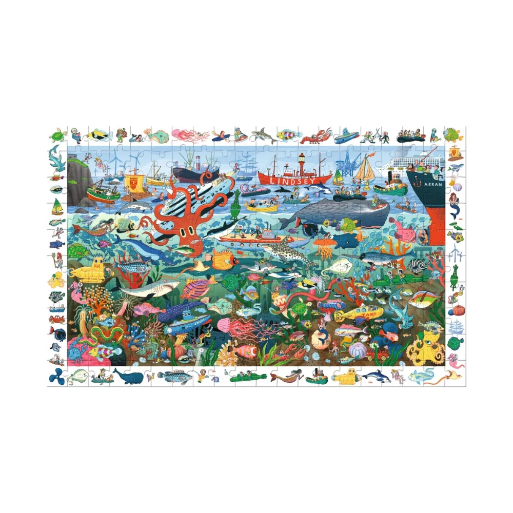 Observation puzzle: Secrets of the Sea 200 pcs, Djeco