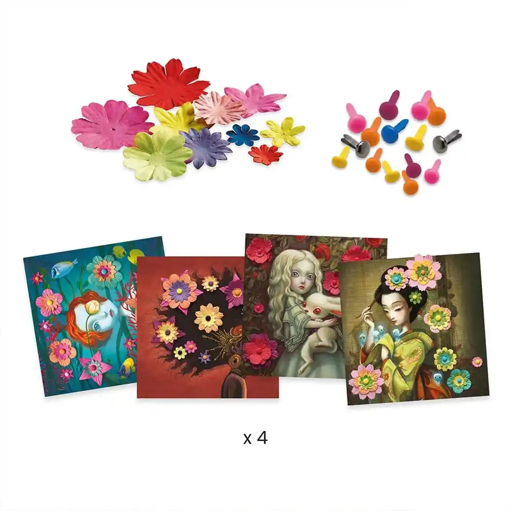 Craft kit: Rock'n Roses, Djeco