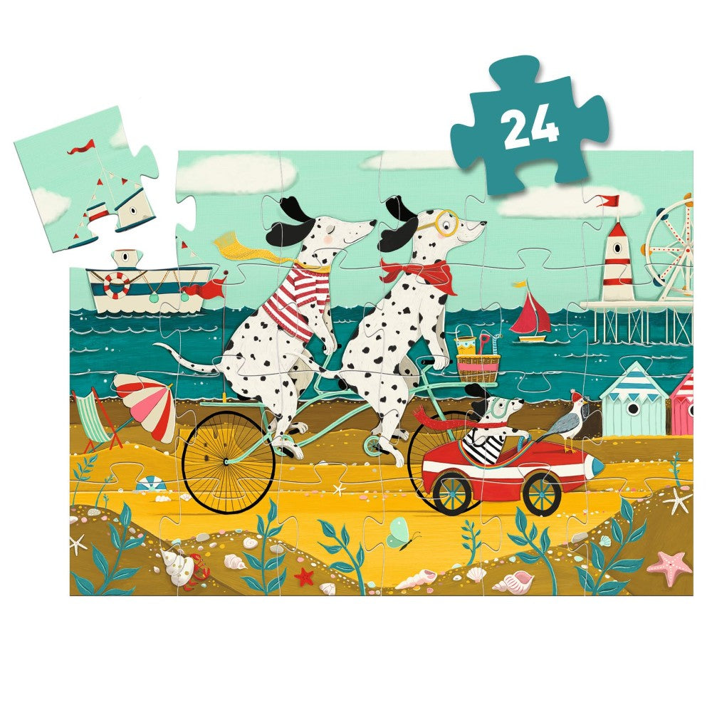 Djeco Silhouette puzzles Ollie, the Dalmatian