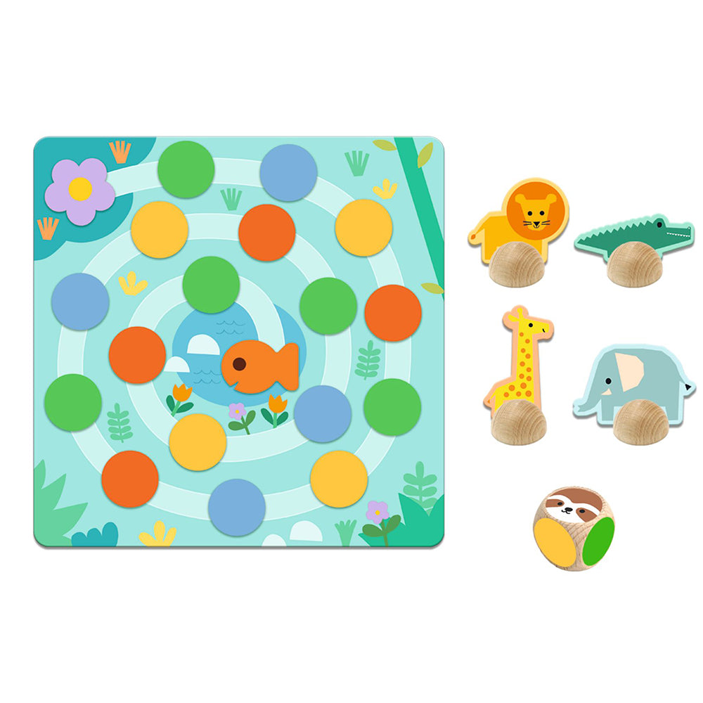 Djeco Wild animals - 5 GAMES Memo-Domino-Loto-Puzzle-Ludo