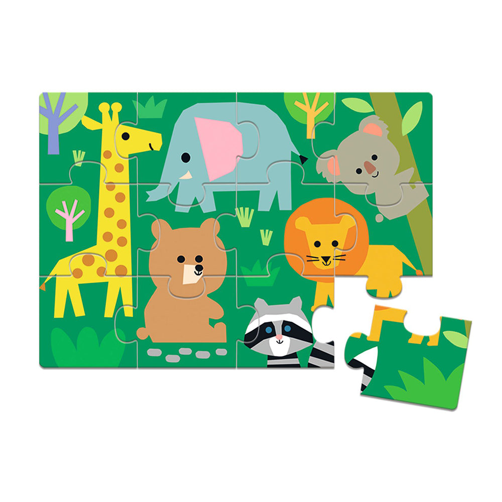 Djeco Wild animals - 5 GAMES Memo-Domino-Loto-Puzzle-Ludo