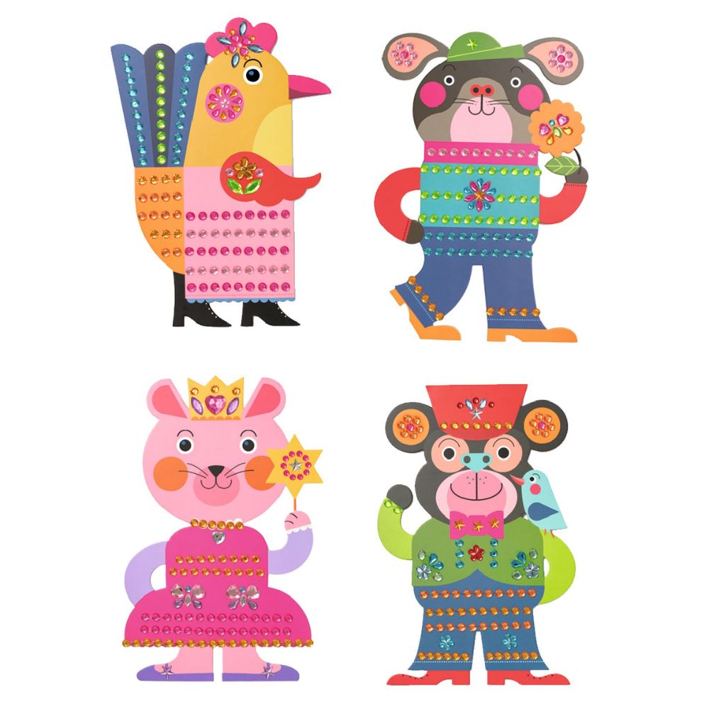 Djeco Art and craft Small gifts for little ones - Stickers Sparkles