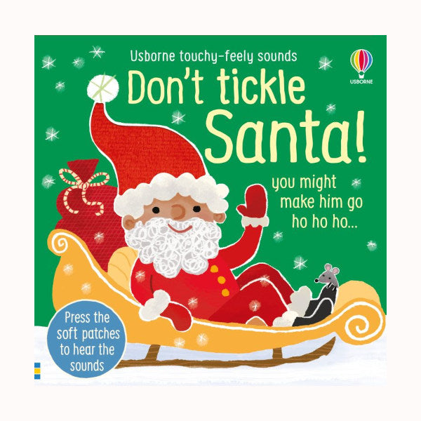 Sensory book: Don't Tickle Santa!, Usborne
