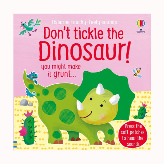Sensory book: Don't Tickle The Dinosaur!, Usborne