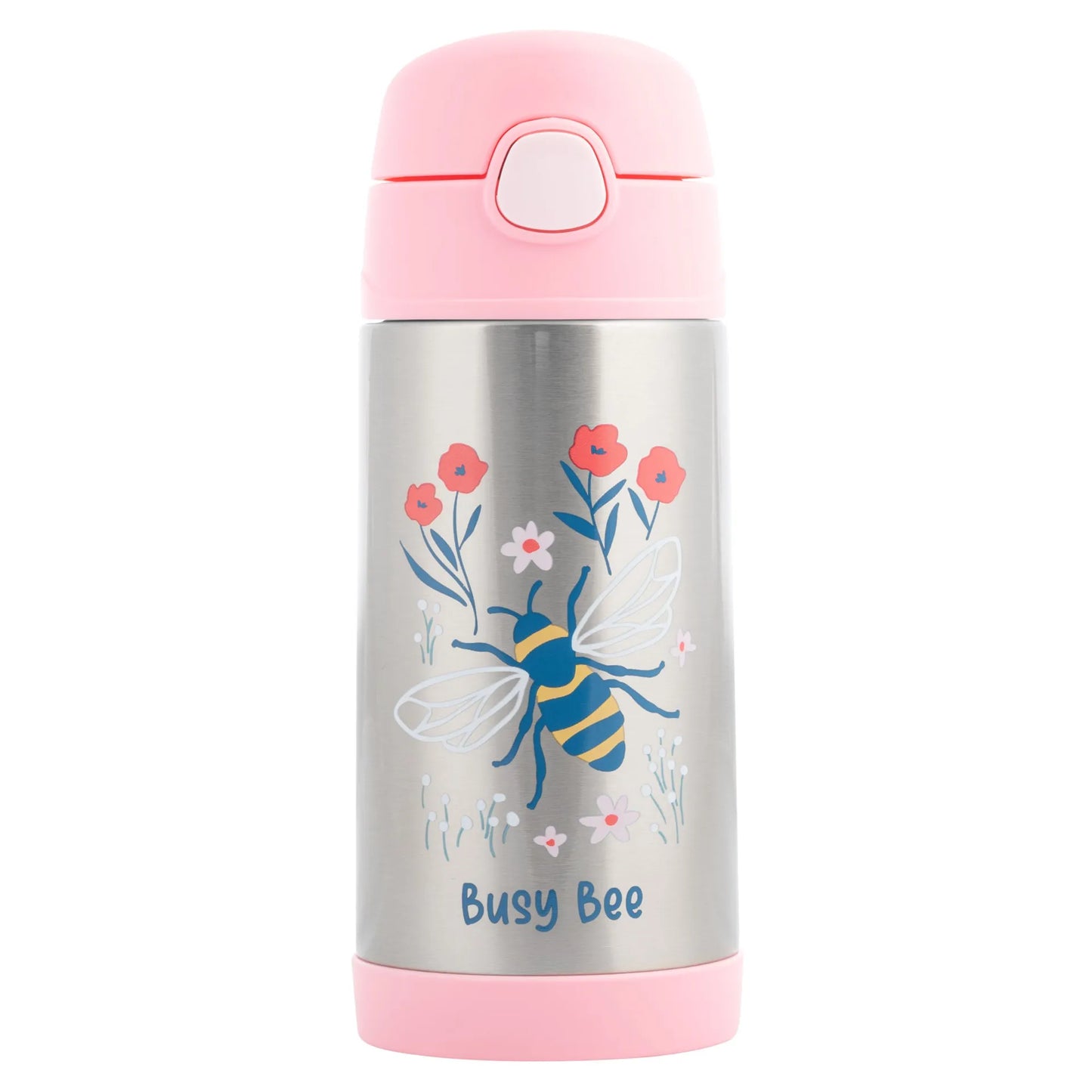 Double Wall Stainless Steel Bottle Bee: Insulated Water Bottle 11.8oz. For Kids 3+