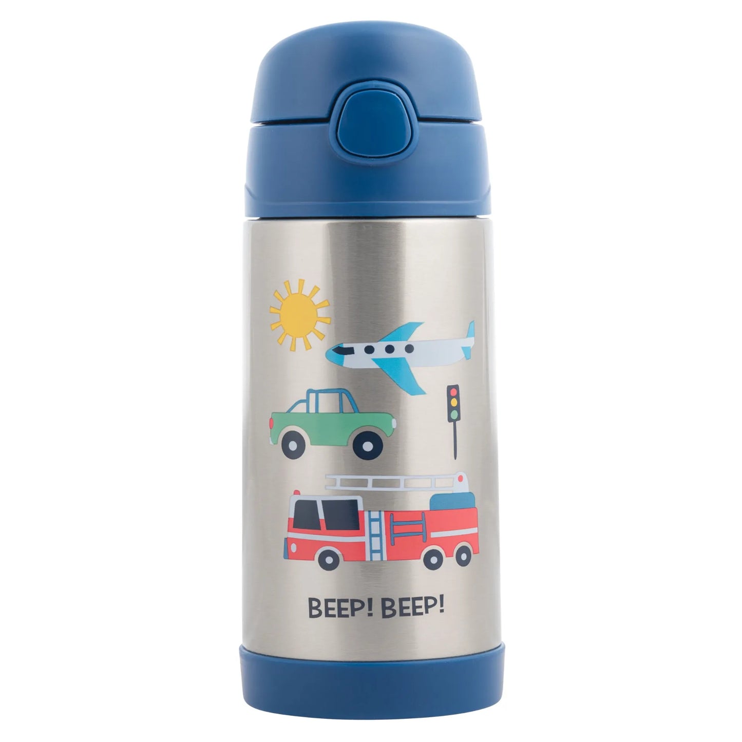 Double Wall Stainless Steel Bottle Transportation: Insulated Water Bottle 11.8oz. For Kids 3+