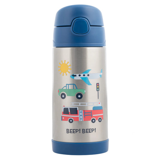 Double Wall Stainless Steel Bottle Transportation: Insulated Water Bottle 11.8oz. For Kids 3+