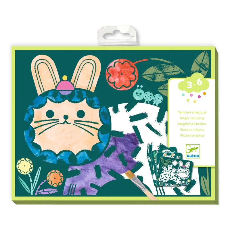 Dressed-Up Animals, Magic Reveal Paint Set For Kids 3+