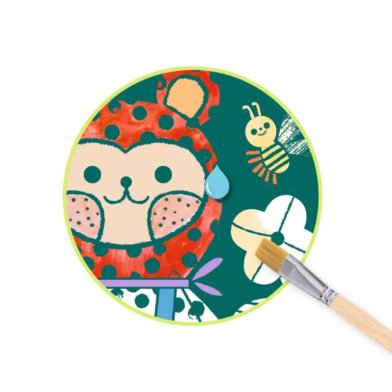 Dressed-Up Animals, Magic Reveal Paint Set For Kids 3+