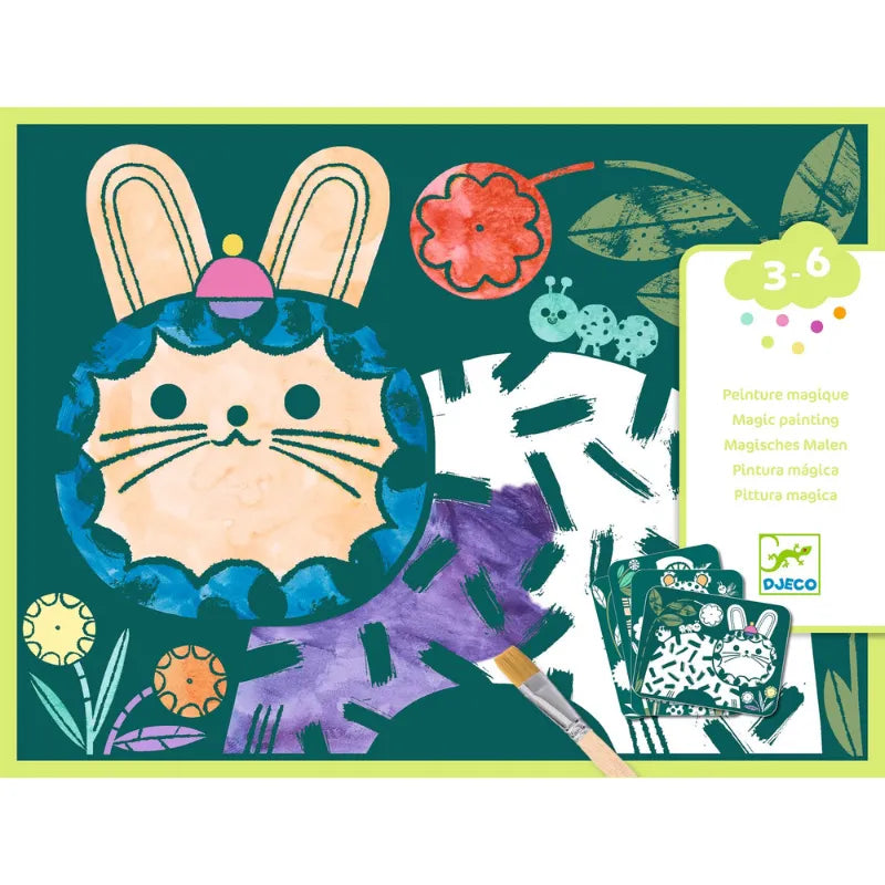 Dressed-Up Animals, Magic Reveal Paint Set For Kids 3+