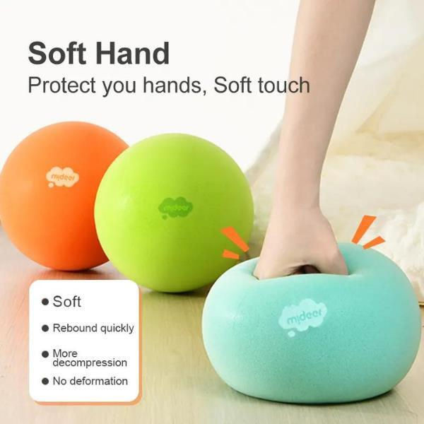 Candy Pink, Quiet Fluffy Ball for Kids 3+, 20 cm