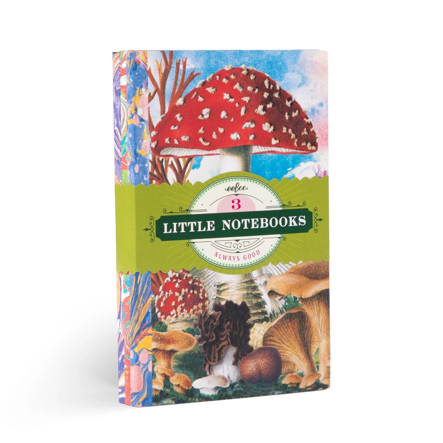 Fumiha's Little Notebook Set: Mushrooms, eeBoo