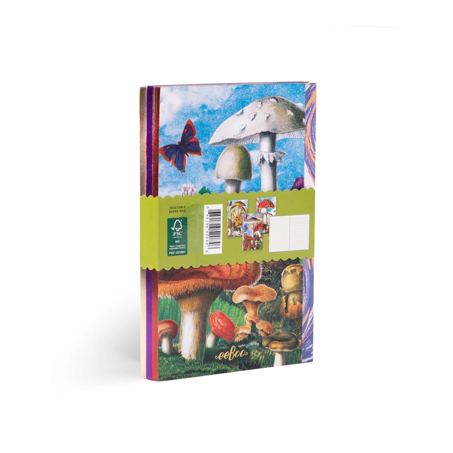 Fumiha's Little Notebook Set: Mushrooms, eeBoo