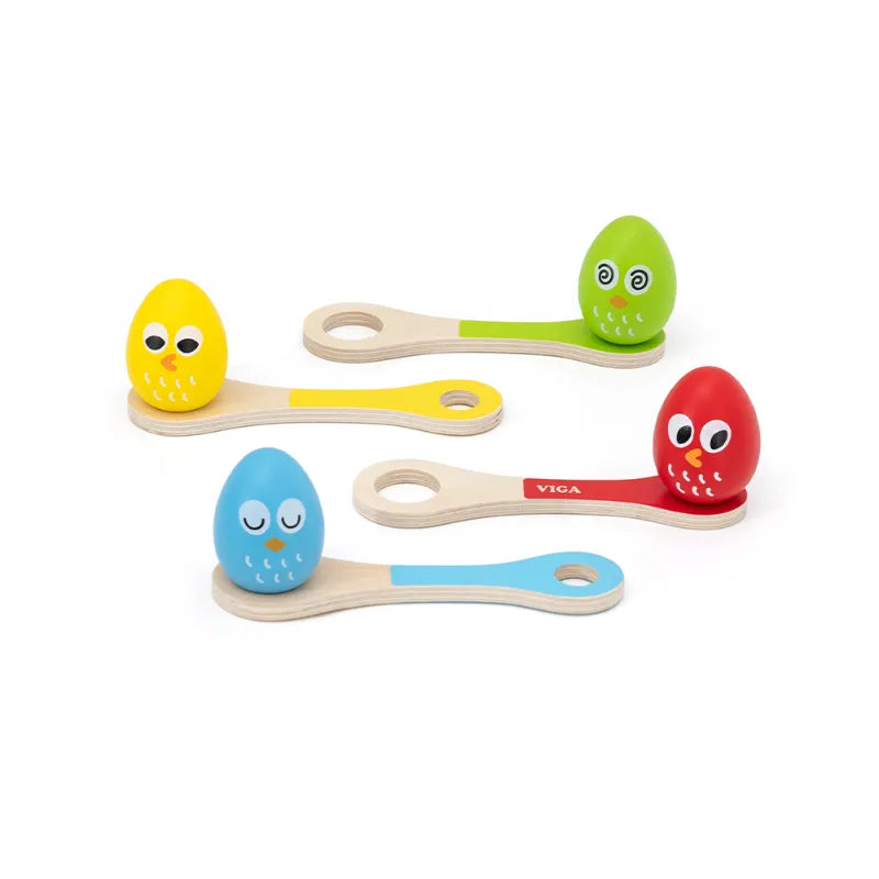 Egg And Spoon Race, Active Party Game For Kids 3+