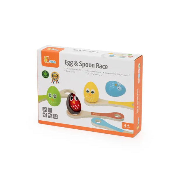 Egg And Spoon Race, Active Party Game For Kids 3+