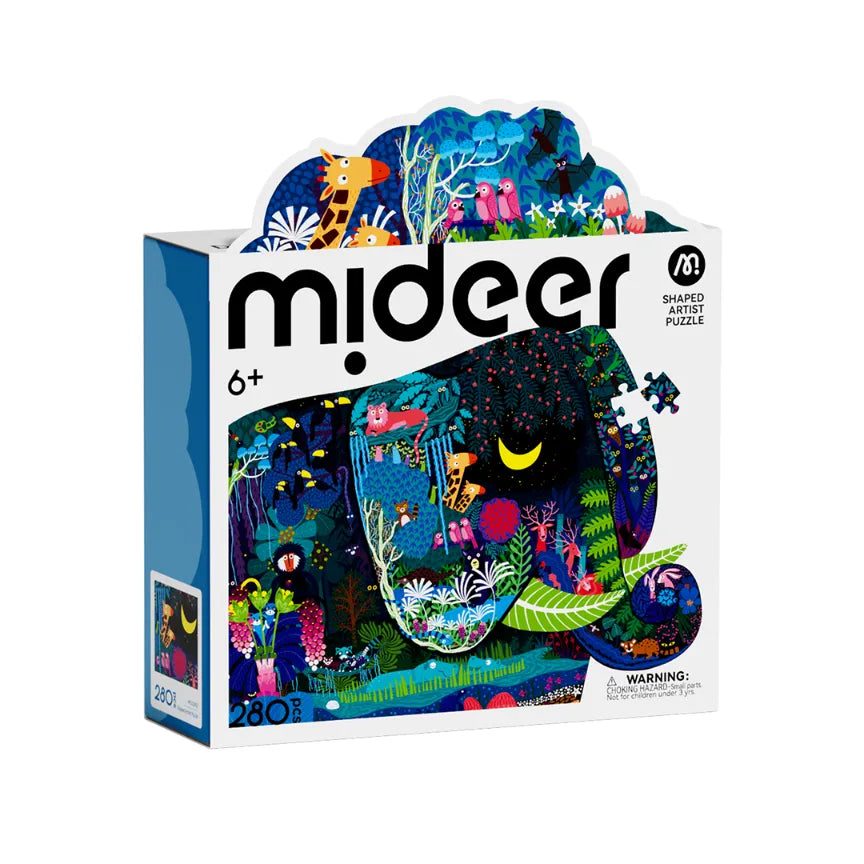 Elephant Dream, Shaped Artist Puzzle for Kids 6+, 280 Pieces