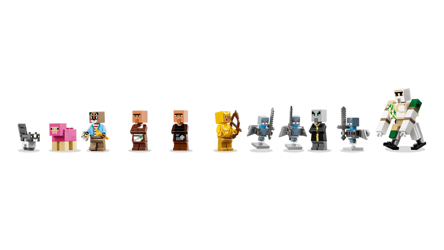 Evoker Village Attack 21596, Lego Minecraft