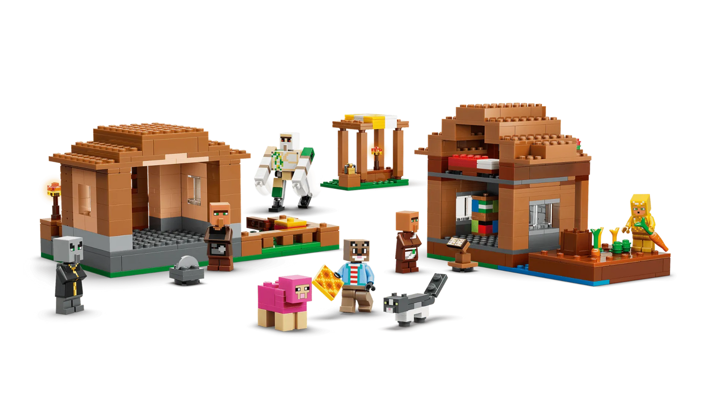 Evoker Village Attack 21596, Lego Minecraft