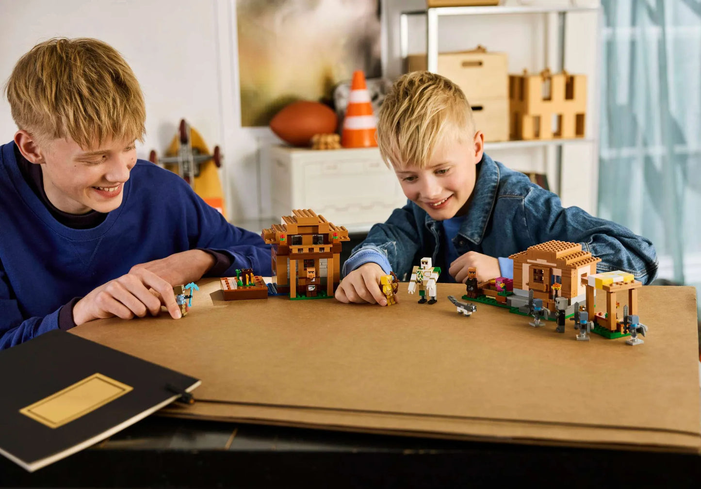 Evoker Village Attack 21596, Lego Minecraft