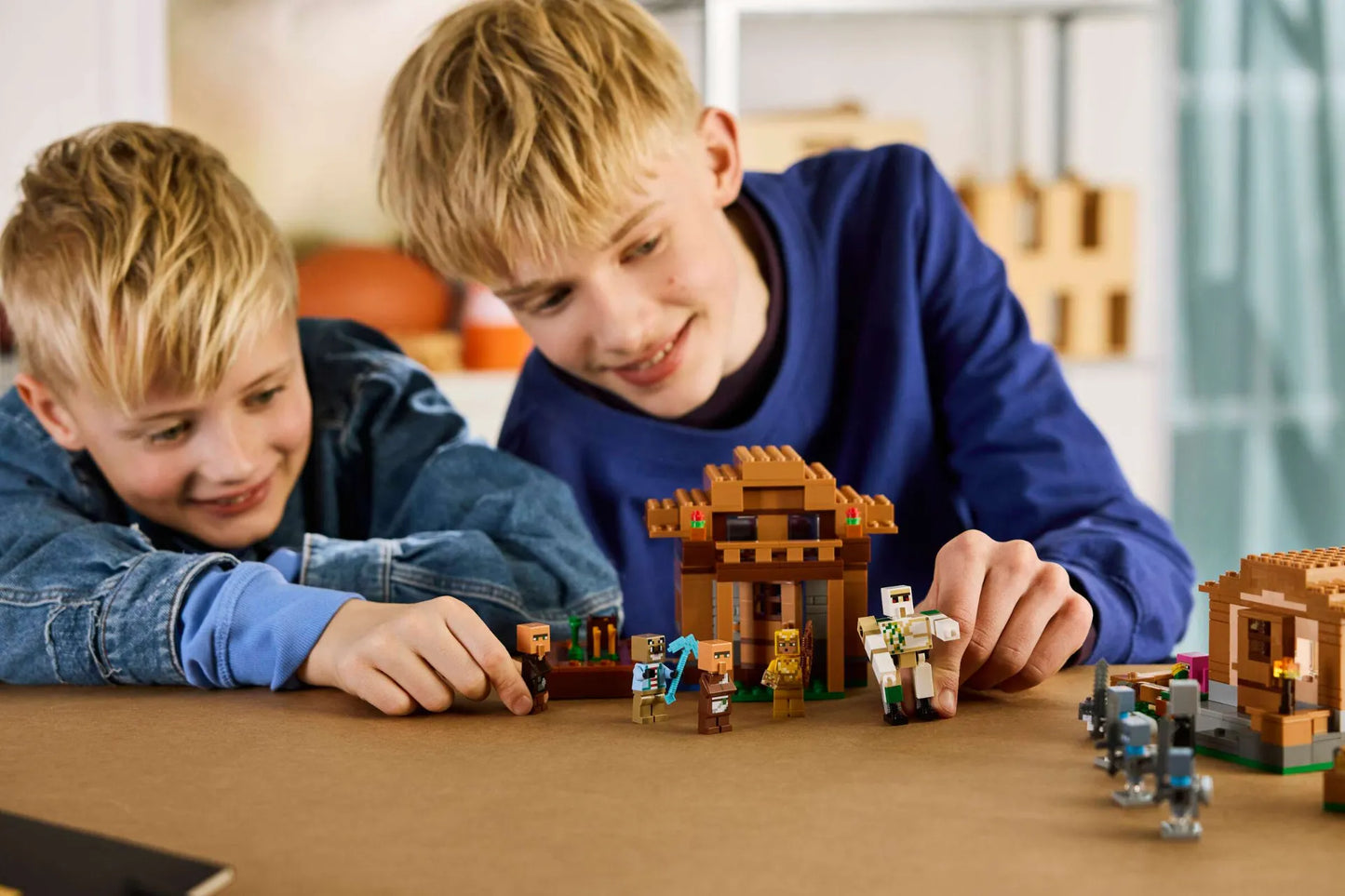 Evoker Village Attack 21596, Lego Minecraft