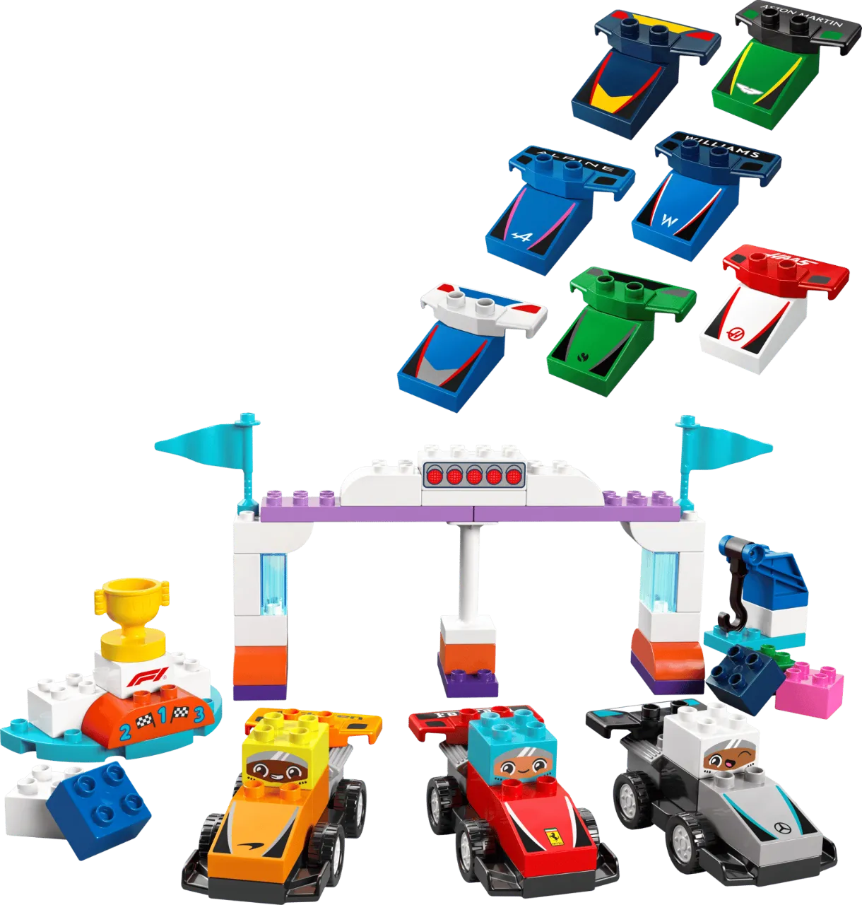 F1® Team Race Cars & Drivers, Lego DUPLO 10445