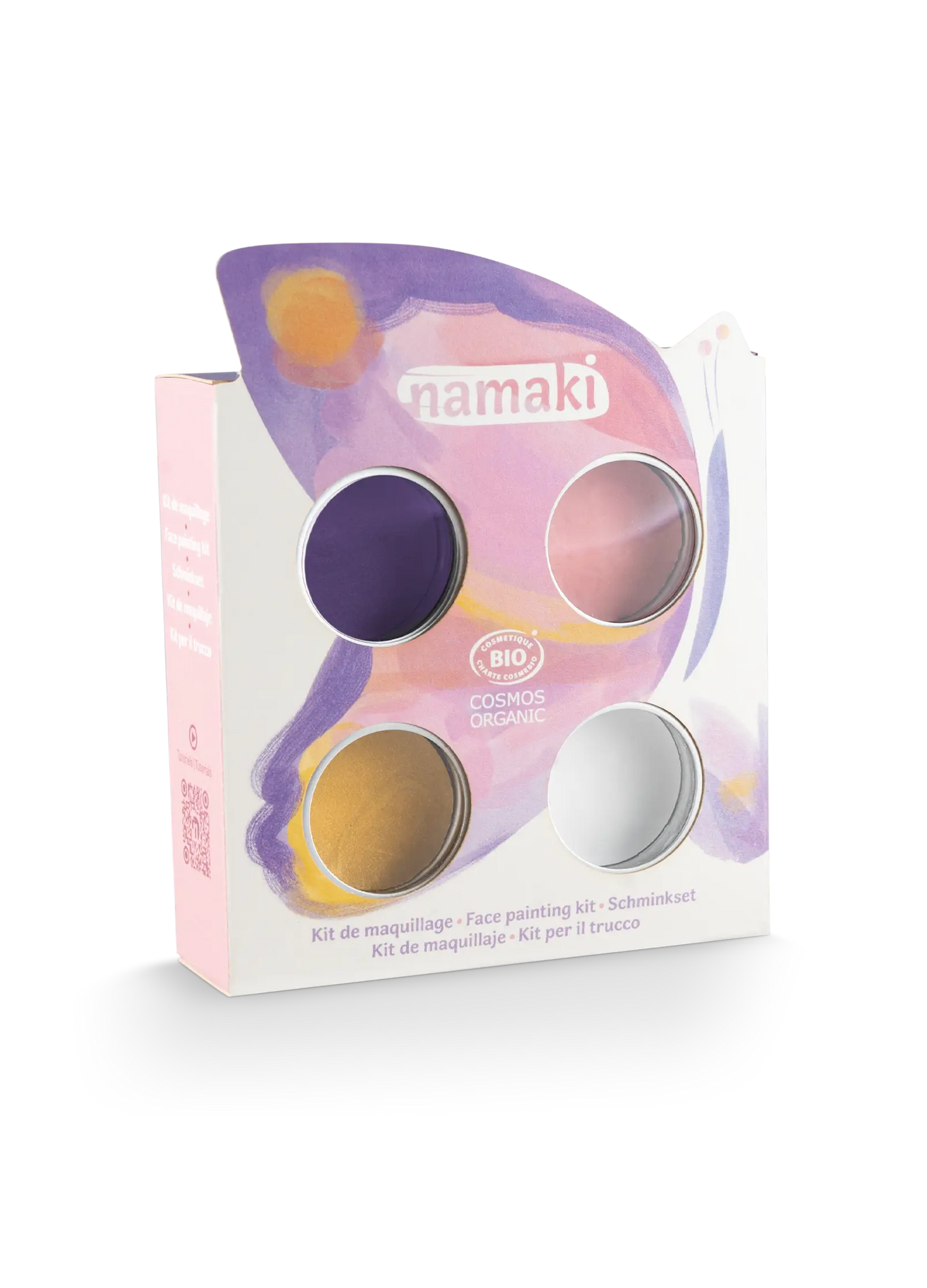 Face Paint Kit 4 colors: Butterfly, Namaki