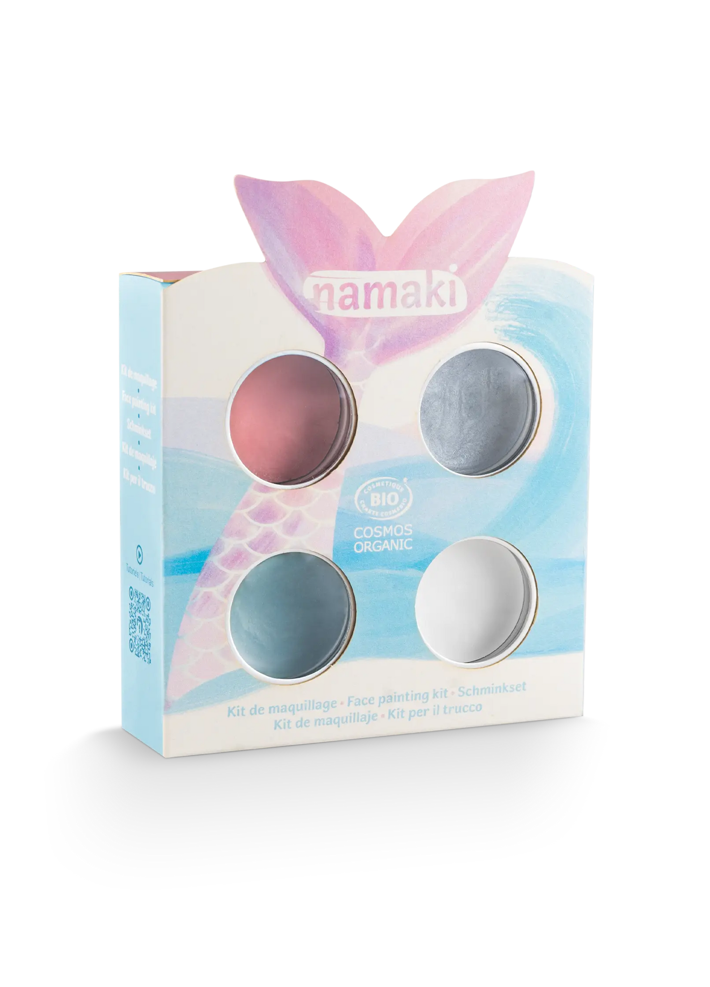 Face Paint Kit 4 colors: Mermaid, Namaki