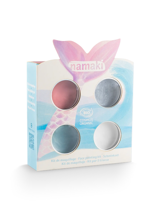 Face Paint Kit 4 colors: Mermaid, Namaki