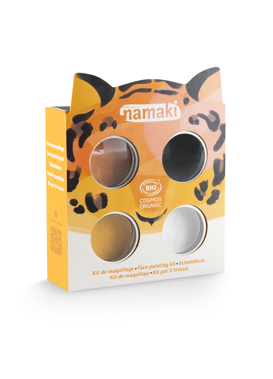 Face Paint Kit 4 colors: Tiger, Namaki