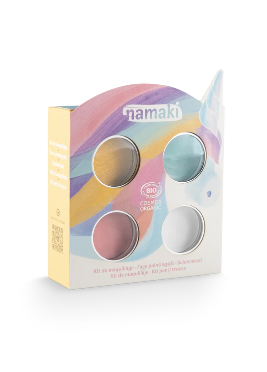 Face Paint Kit 4 colors: Unicorn, Namaki