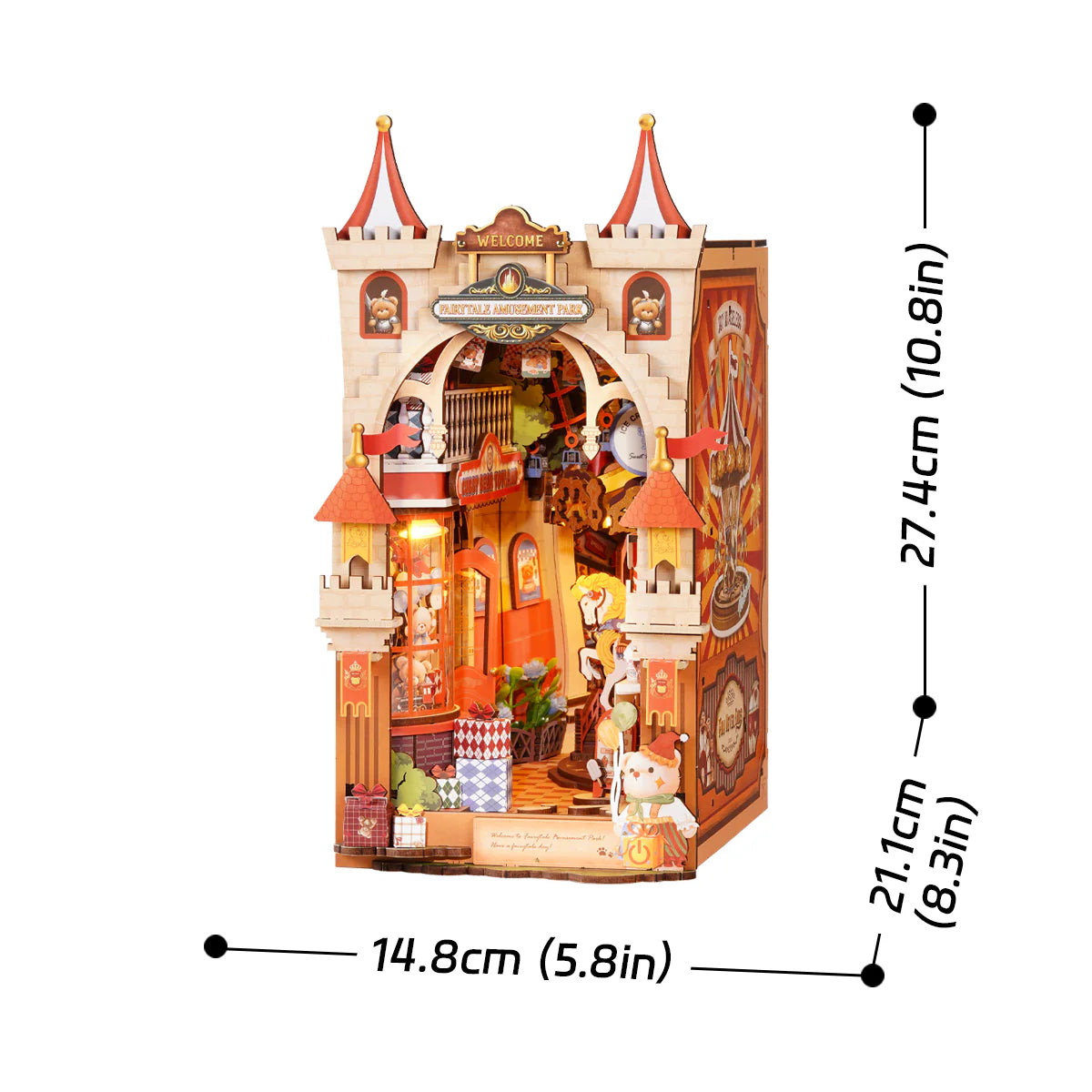 DIY Book Nook: Fairytale Amusement Park TGB17, Rolife